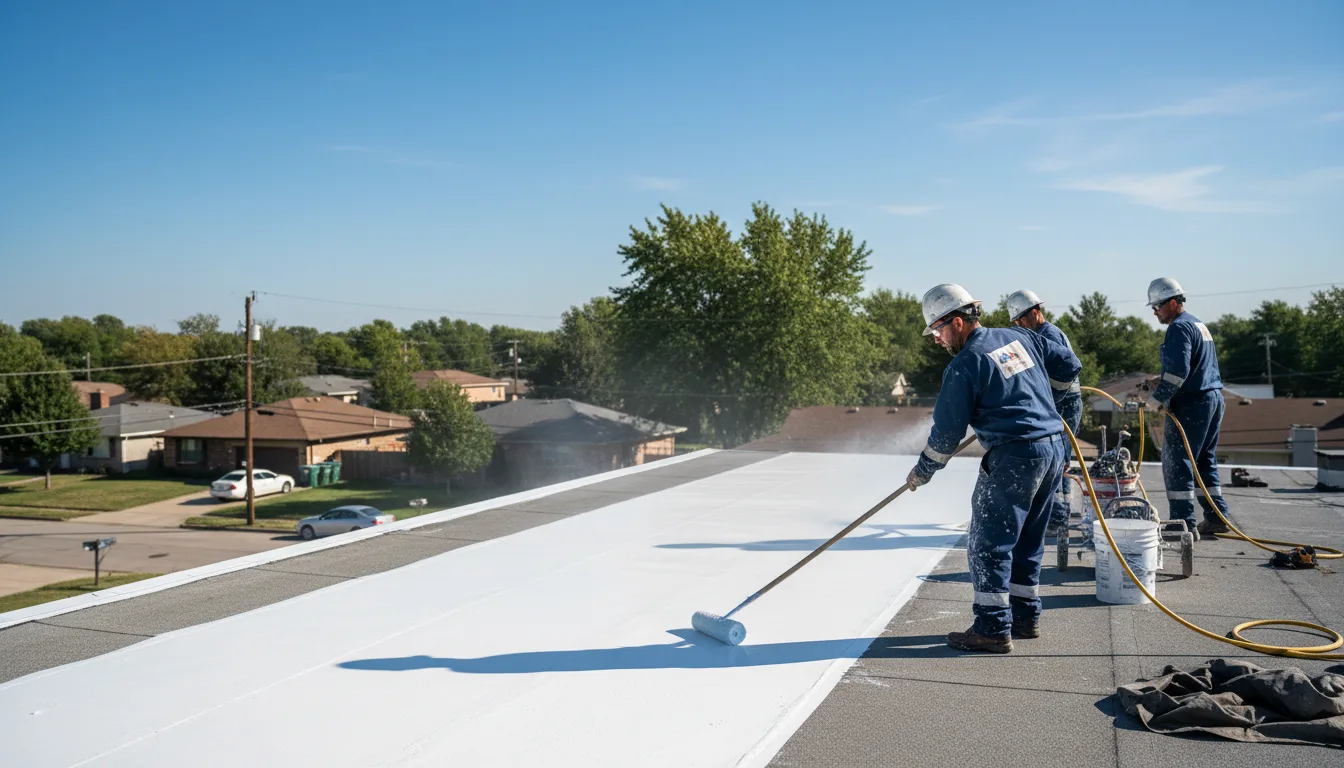 Commercial roof coating in Meadville, MS near me